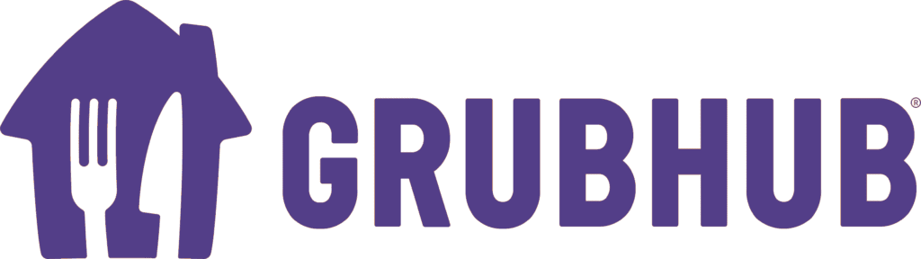 A purple logo for gruber